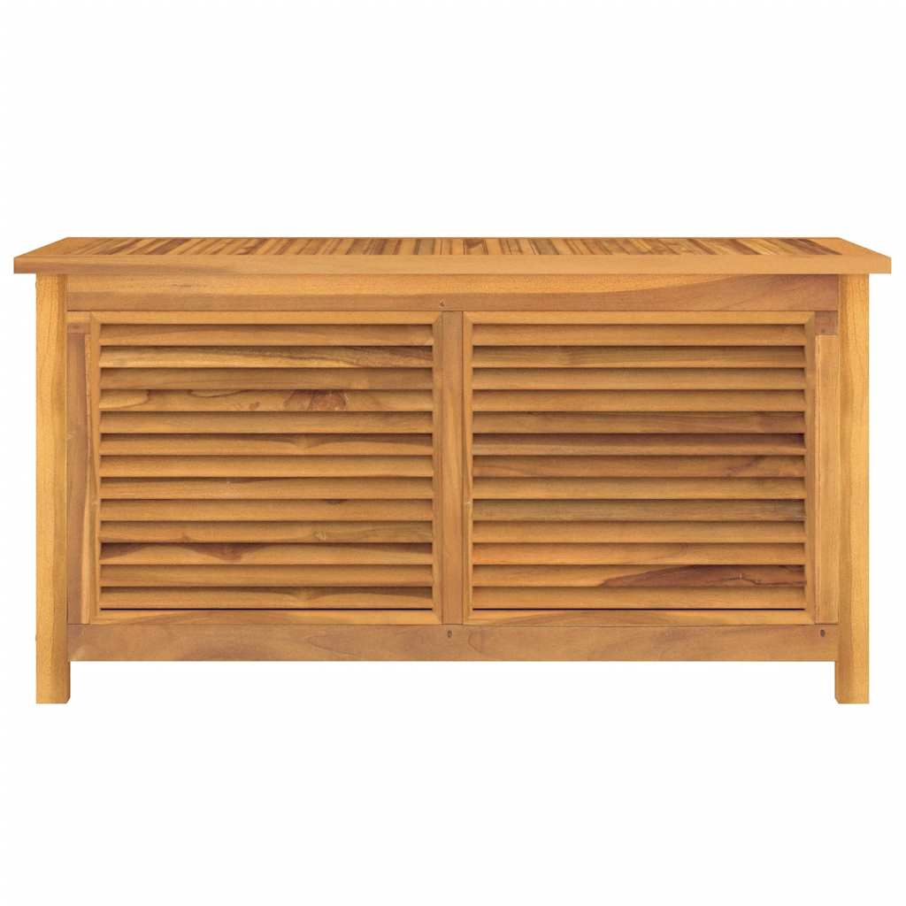 vidaXL Skrzynia ogrodowa z workiem, 114x50x58 cm, lite drewno tekowe