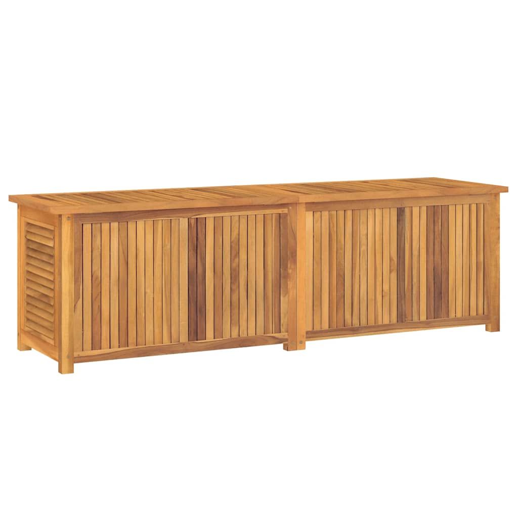 vidaXL Skrzynia ogrodowa z workiem, 175x50x55 cm, lite drewno tekowe