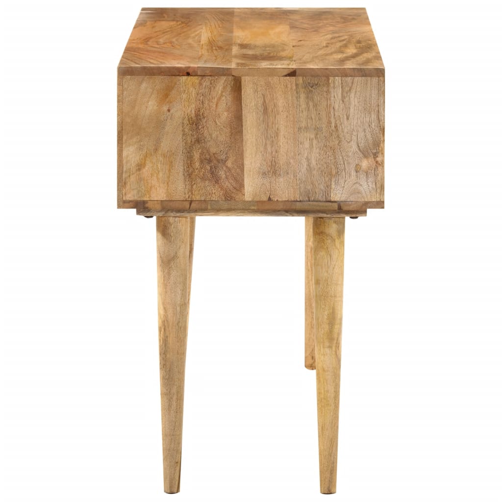 vidaXL Biurko z szufladami, 110x47x76 cm, lite drewno mango