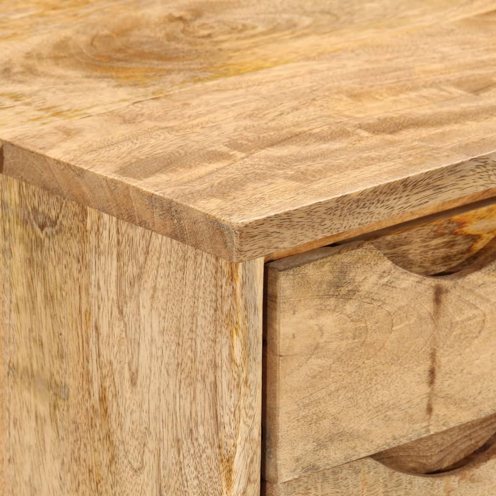 vidaXL Biurko z szufladami, 110x47x76 cm, lite drewno mango