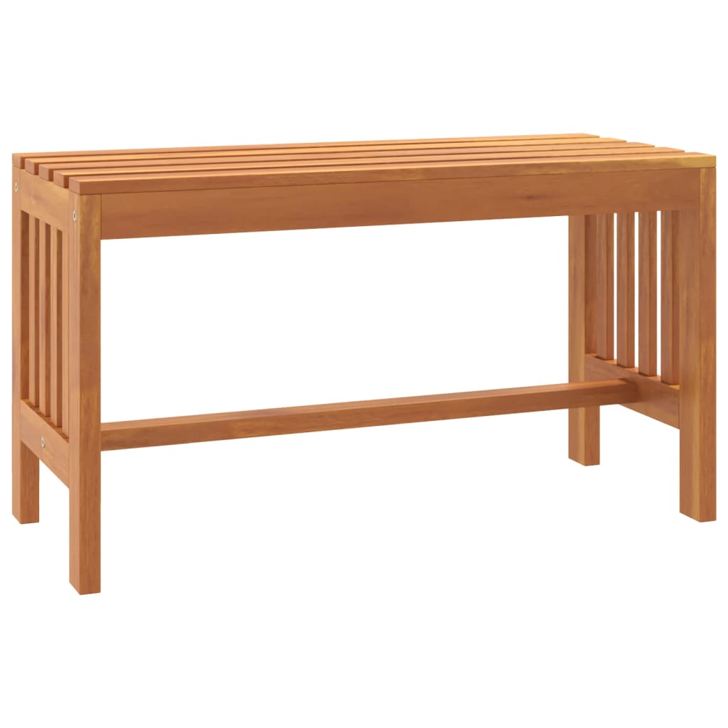 vidaXL Ławka ogrodowa, 80 cm, lite drewno eukaliptusowe