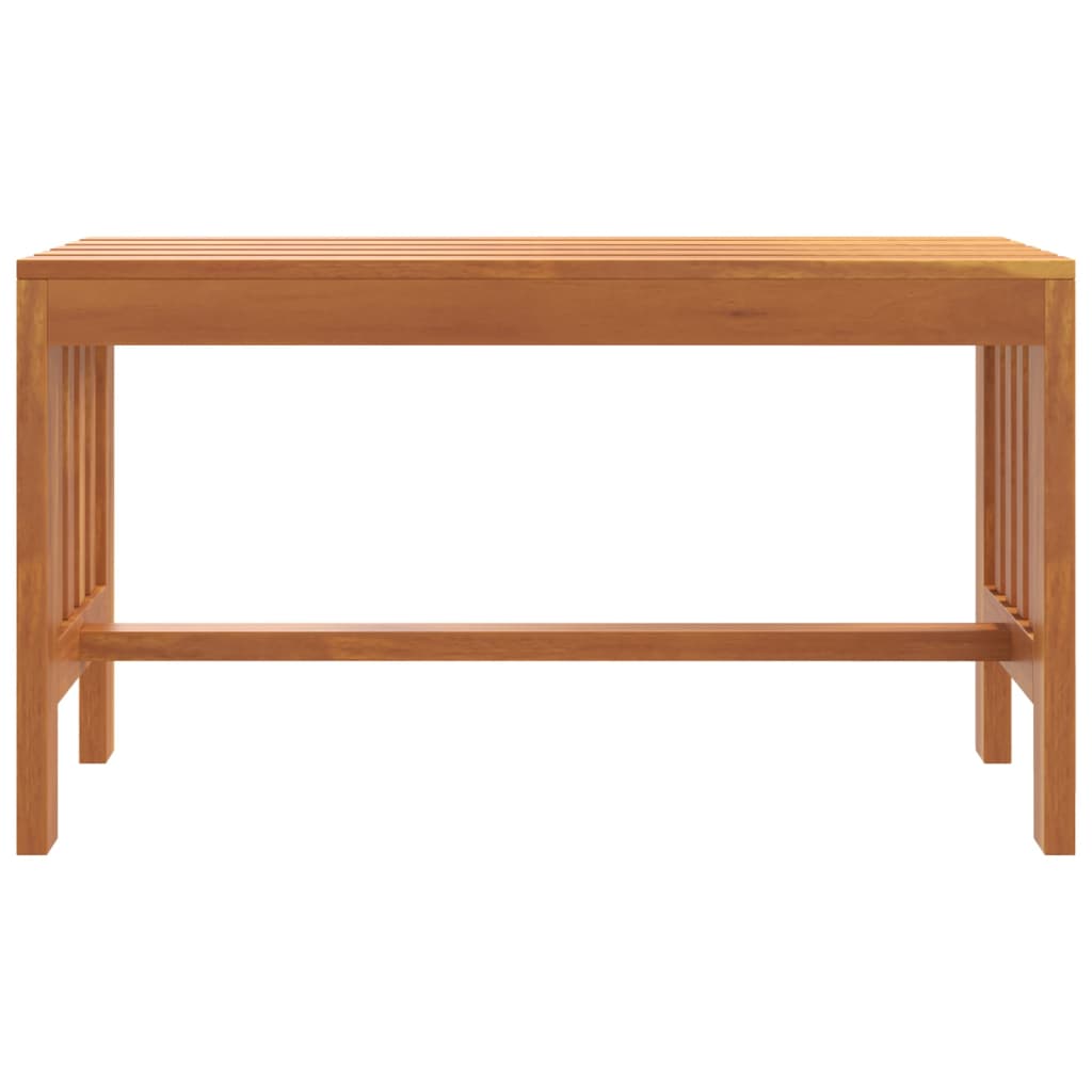 vidaXL Ławka ogrodowa, 80 cm, lite drewno eukaliptusowe