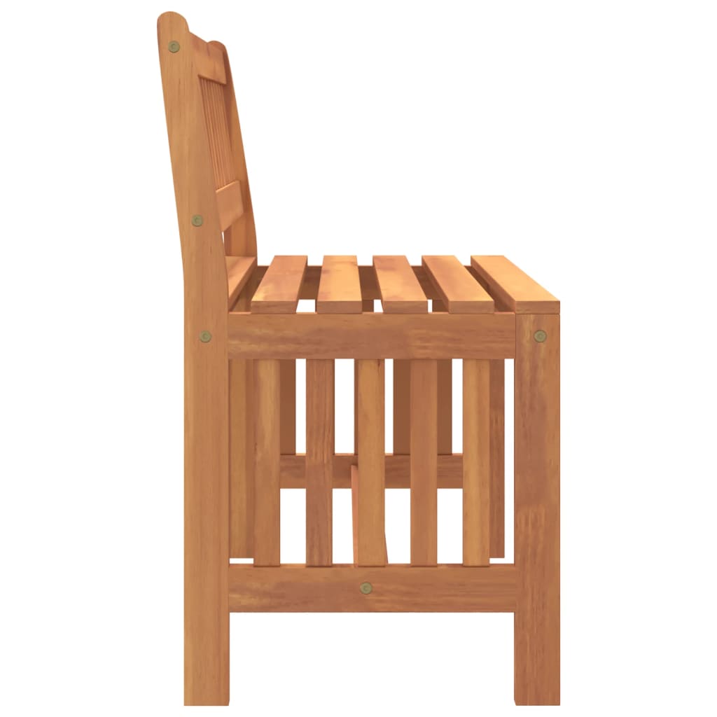 vidaXL Ławka ogrodowa, 80 cm, lite drewno eukaliptusowe