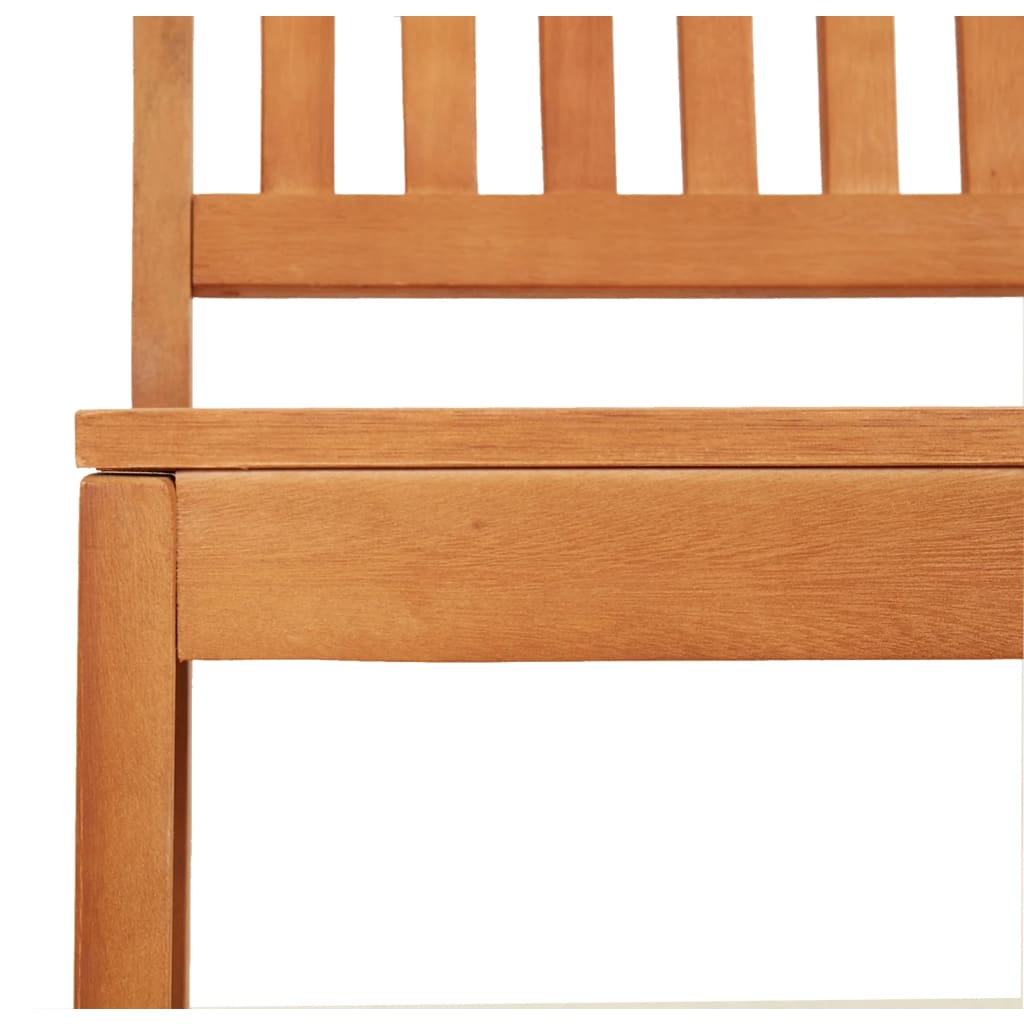vidaXL Ławka ogrodowa, 110 cm, lite drewno eukaliptusowe