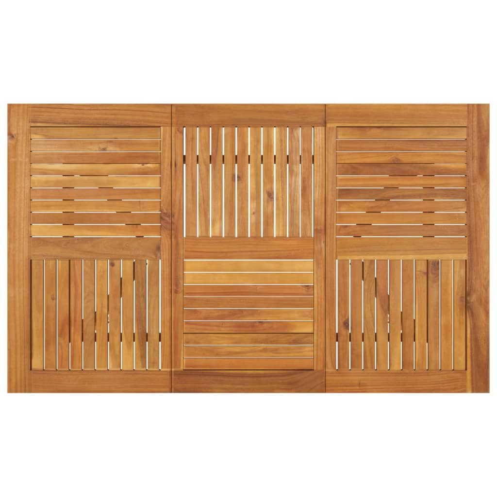 vidaXL Stół ogrodowy, 150x90x75 cm, lite drewno akacjowe