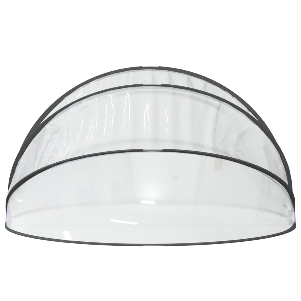 vidaXL Kopuła na basen, okrągła, 376x188 cm, PVC