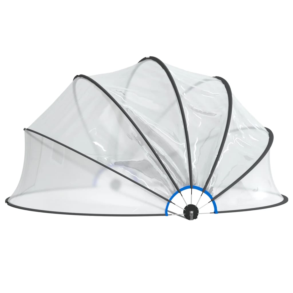 vidaXL Kopuła na basen, okrągła, 467x234 cm, PVC
