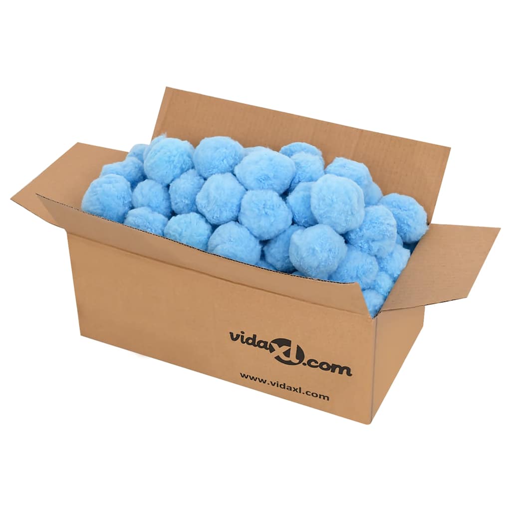 vidaXL Antybakteryjne kulki filtracyjne do basenu, niebieskie, 700 g