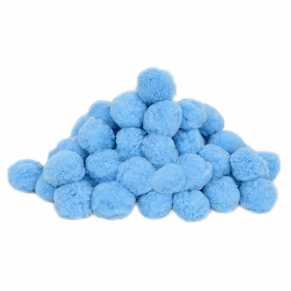 vidaXL Antybakteryjne kulki filtracyjne do basenu, niebieskie, 700 g