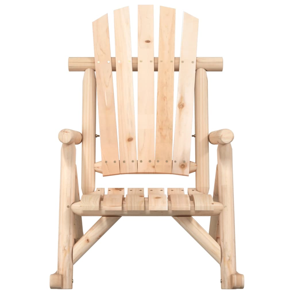 vidaXL Bujane krzesło ogrodowe, 69x96x101 cm, drewno świerkowe