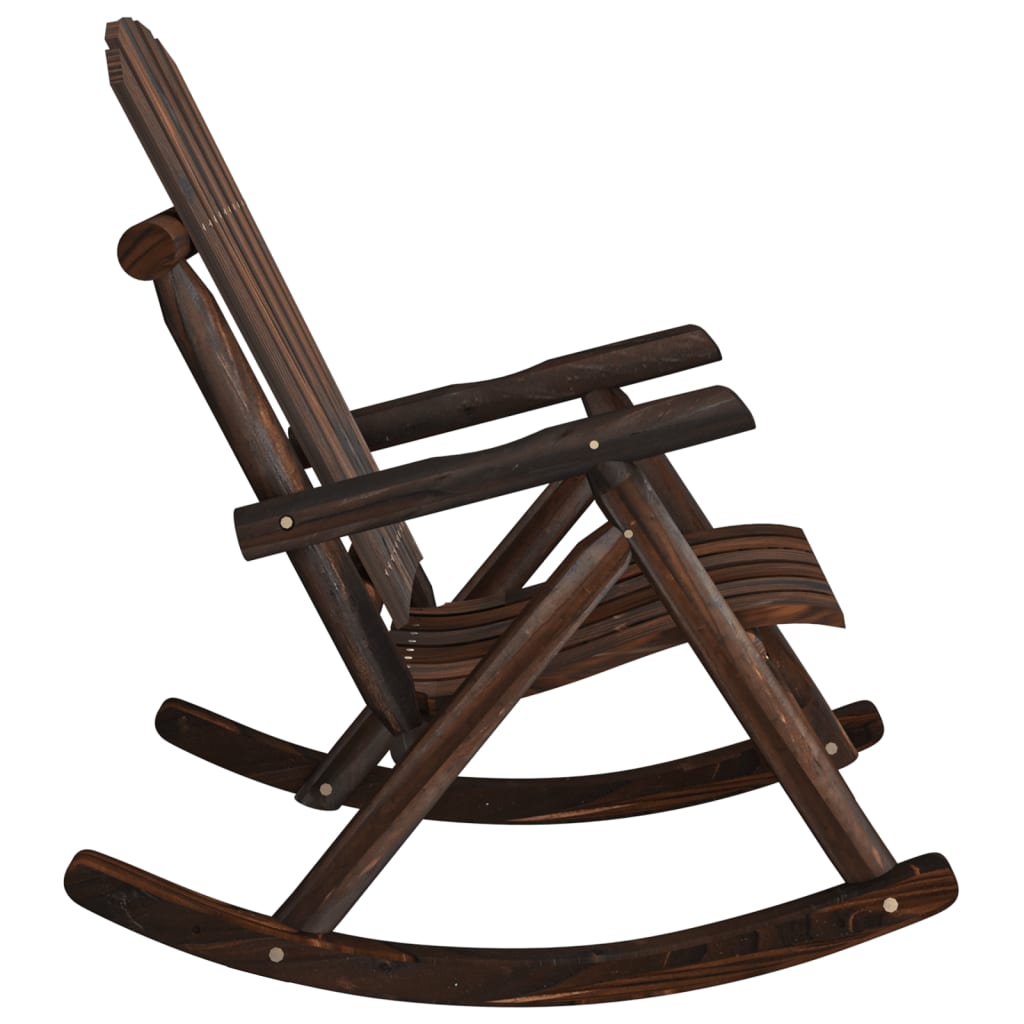 vidaXL Bujane krzesło ogrodowe, 69x96x101 cm, drewno świerkowe
