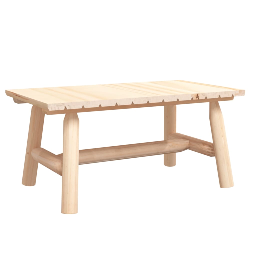 vidaXl Stolik kawowy, 90x50x41 cm, lite drewno świerkowe