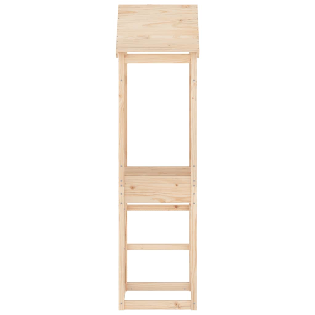 vidaXL Wieża do placu zabaw, 52,5x46,5x206,5 cm, lite drewno sosnowe