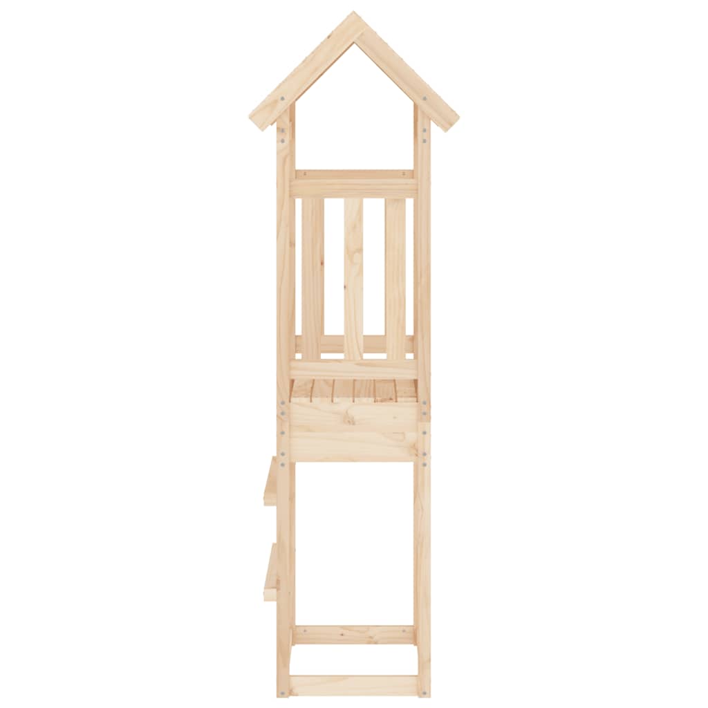 vidaXL Wieża do placu zabaw, 52,5x46,5x206,5 cm, lite drewno sosnowe