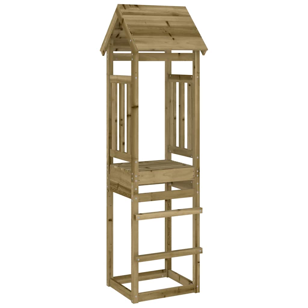 vidaXL Domek do placu zabaw, 52,5x46,5x206,5 cm, impregnowana sosna