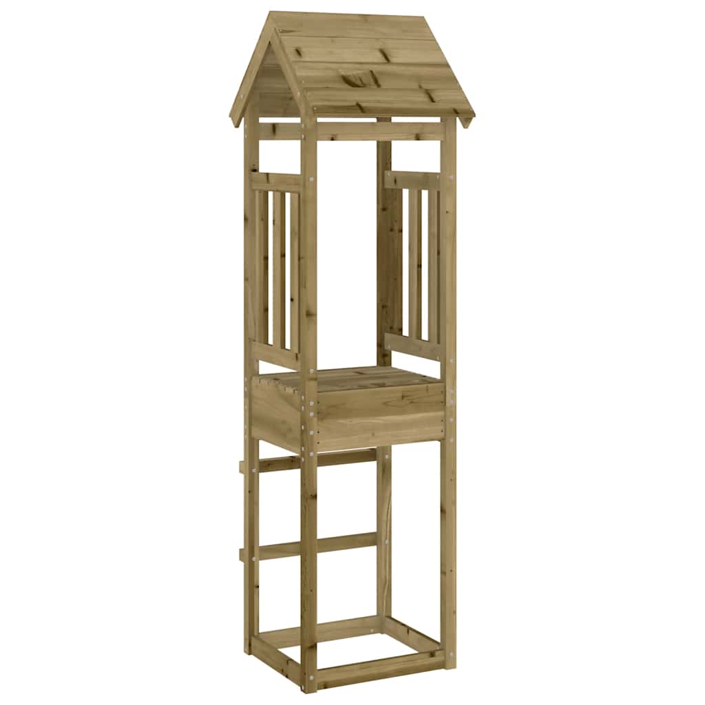 vidaXL Domek do placu zabaw, 52,5x46,5x206,5 cm, impregnowana sosna