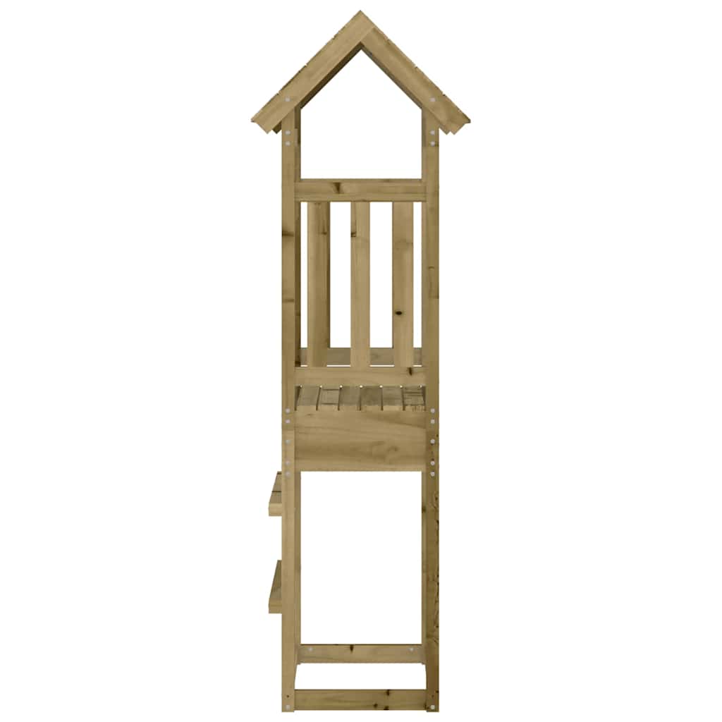 vidaXL Domek do placu zabaw, 52,5x46,5x206,5 cm, impregnowana sosna