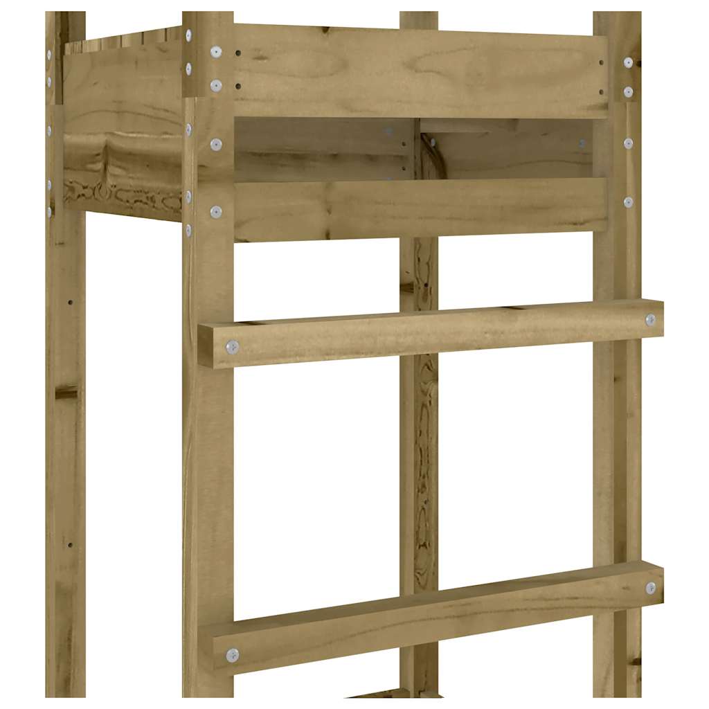vidaXL Domek do placu zabaw, 52,5x46,5x206,5 cm, impregnowana sosna