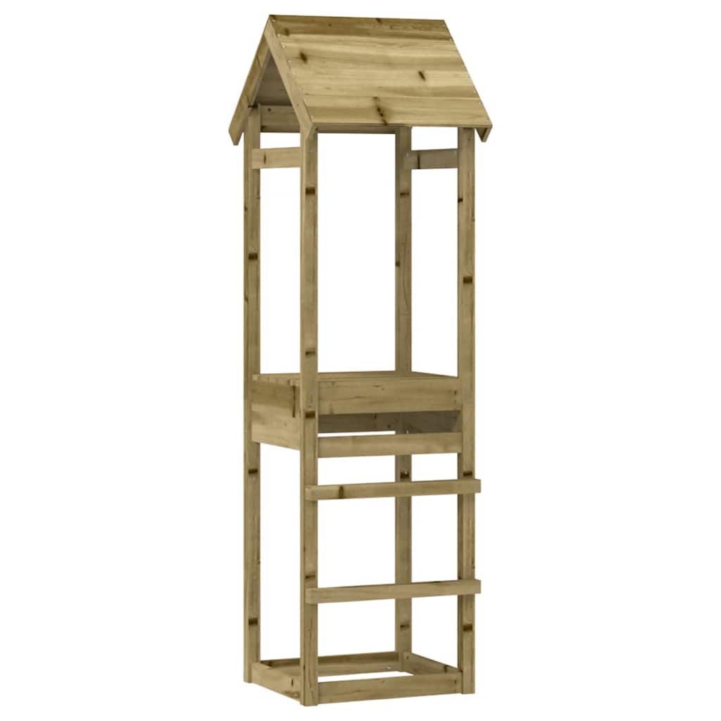vidaXL Domek do placu zabaw, 53x46,5x194 cm, impregnowana sosna