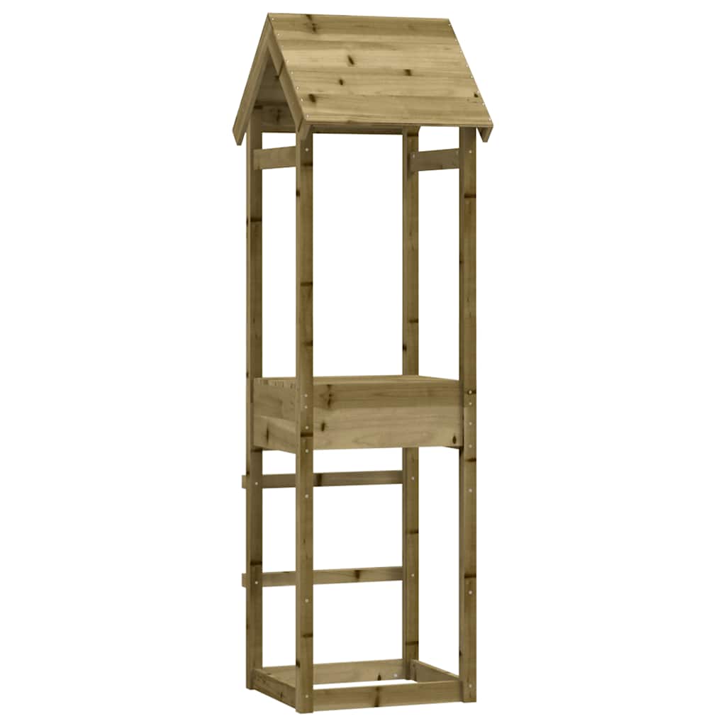 vidaXL Domek do placu zabaw, 53x46,5x194 cm, impregnowana sosna