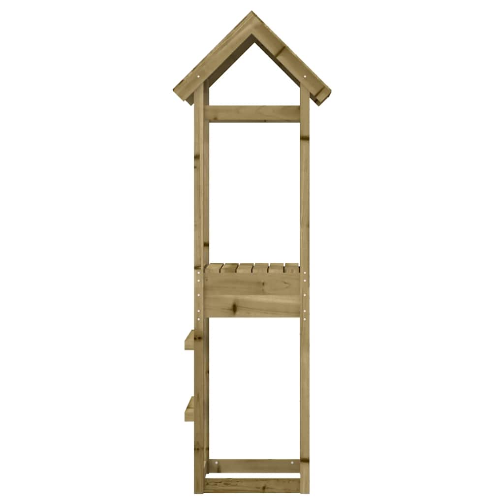 vidaXL Domek do placu zabaw, 53x46,5x194 cm, impregnowana sosna