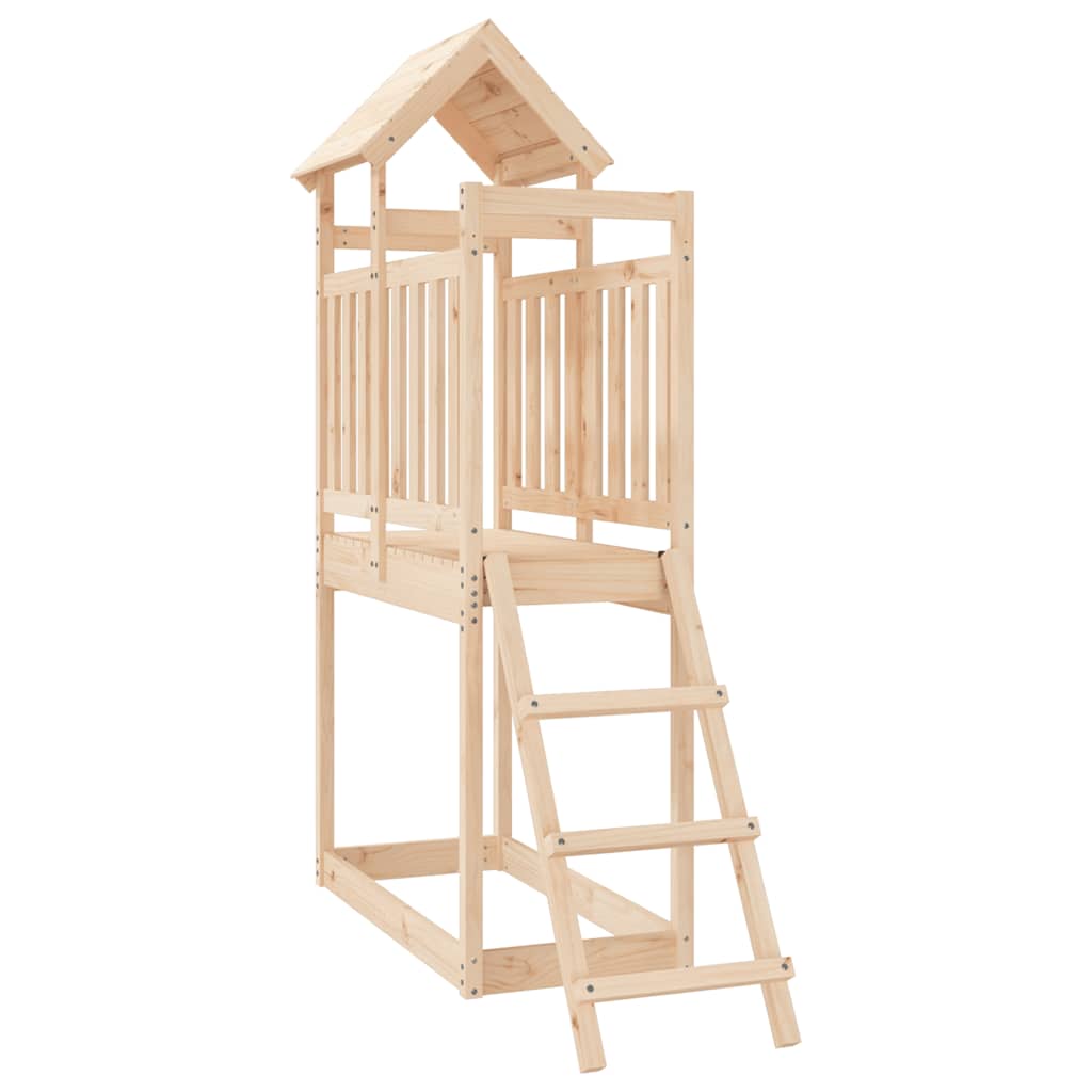 vidaXL Plac zabaw do ogrodu, 53x110x214 cm, lite drewno sosnowe