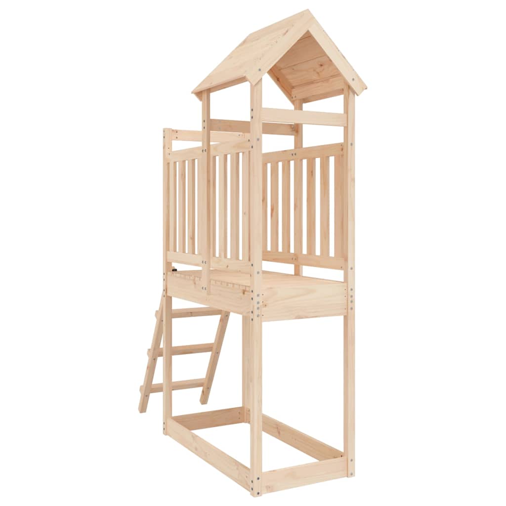 vidaXL Plac zabaw do ogrodu, 53x110x214 cm, lite drewno sosnowe