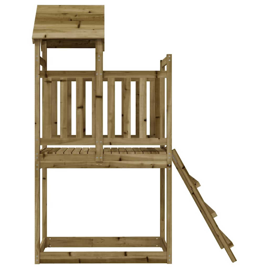 vidaXL Plac zabaw do ogrodu, 53x110x214 cm, impregnowana sosna