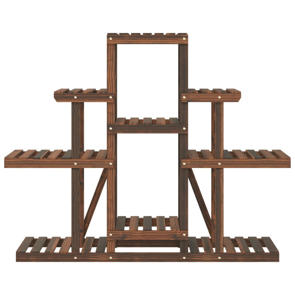 vidaXL Kwietnik, 110x25x96 cm, lite drewno jodłowe