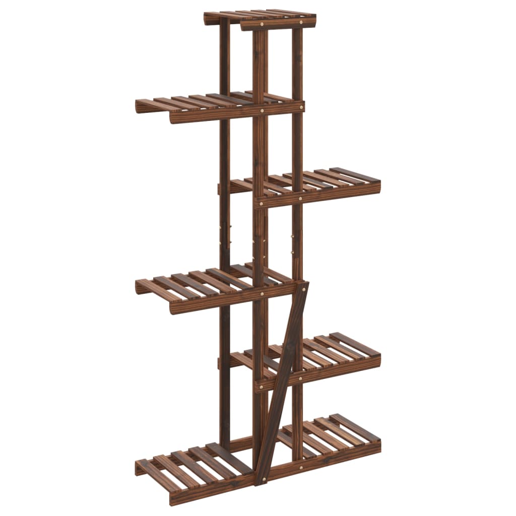 vidaXL Kwietnik, 75x25x140,5 cm, lite drewno jodłowe