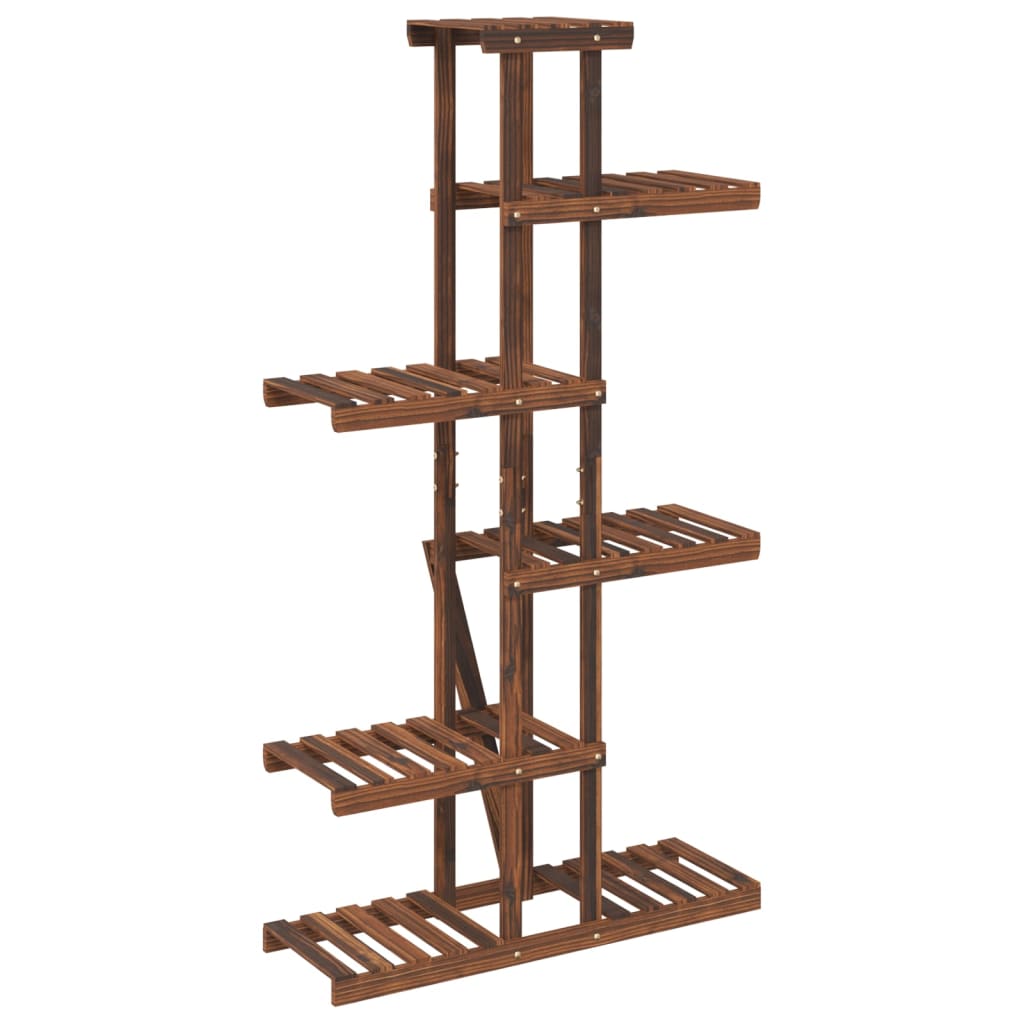 vidaXL Kwietnik, 75x25x140,5 cm, lite drewno jodłowe