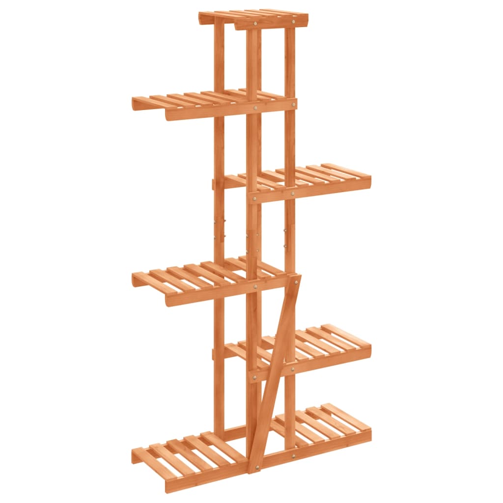 vidaXL Kwietnik, 75x25x140,5 cm, lite drewno jodłowe