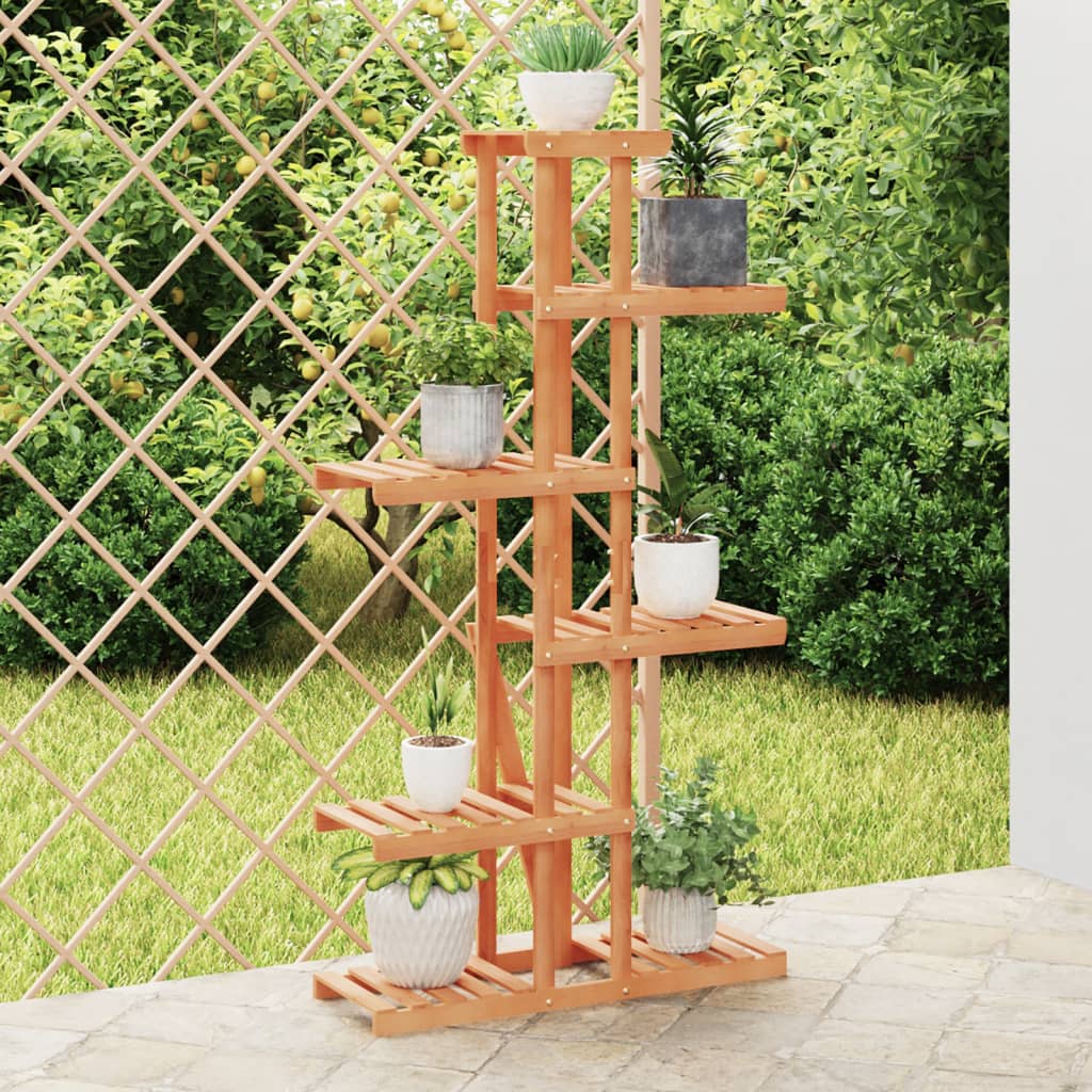 vidaXL Kwietnik, 75x25x140,5 cm, lite drewno jodłowe
