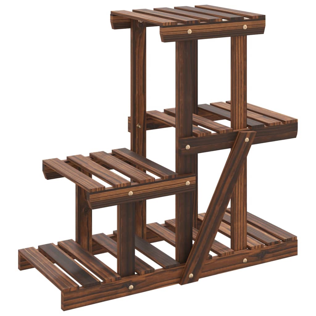 vidaXL Kwietnik, 58x25x51 cm, lite drewno jodłowe