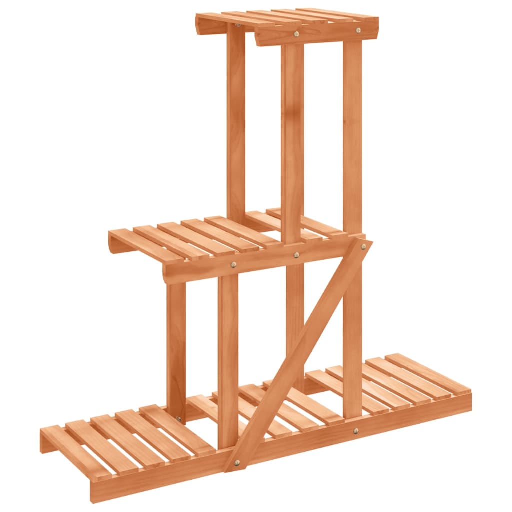 vidaXL Kwietnik, 81x25x75,5 cm, lite drewno jodłowe