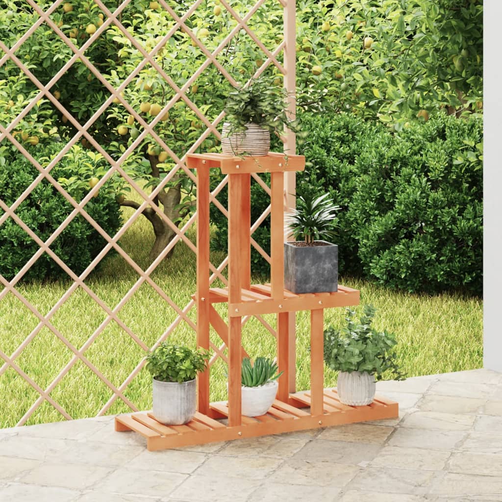 vidaXL Kwietnik, 81x25x75,5 cm, lite drewno jodłowe