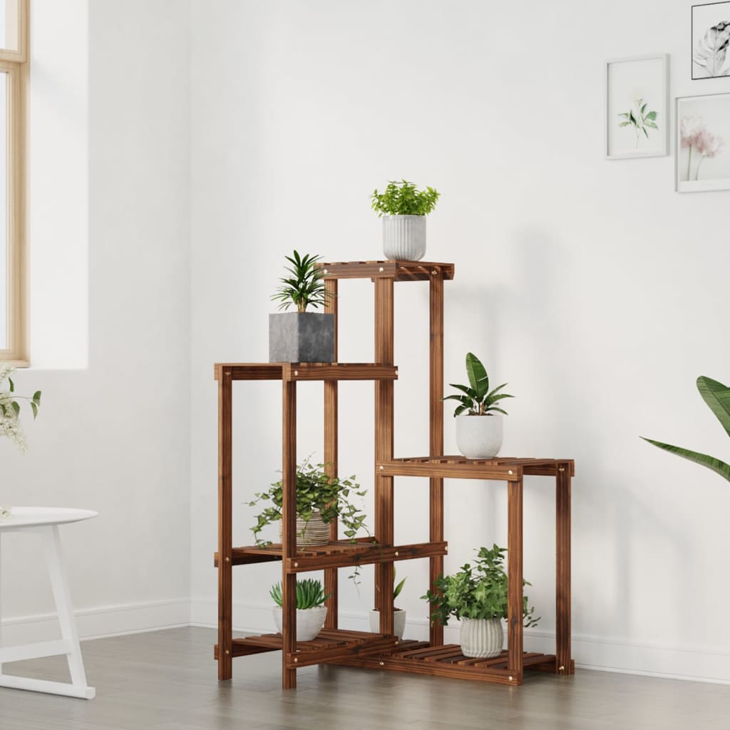 vidaXL Kwietnik, 62,5x61,5x101,5 cm, lite drewno jodłowe
