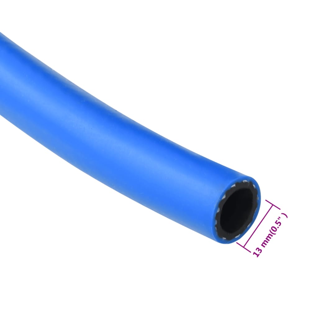 vidaXL Wąż pneumatyczny, niebieski, 0,7", 2 m, PVC