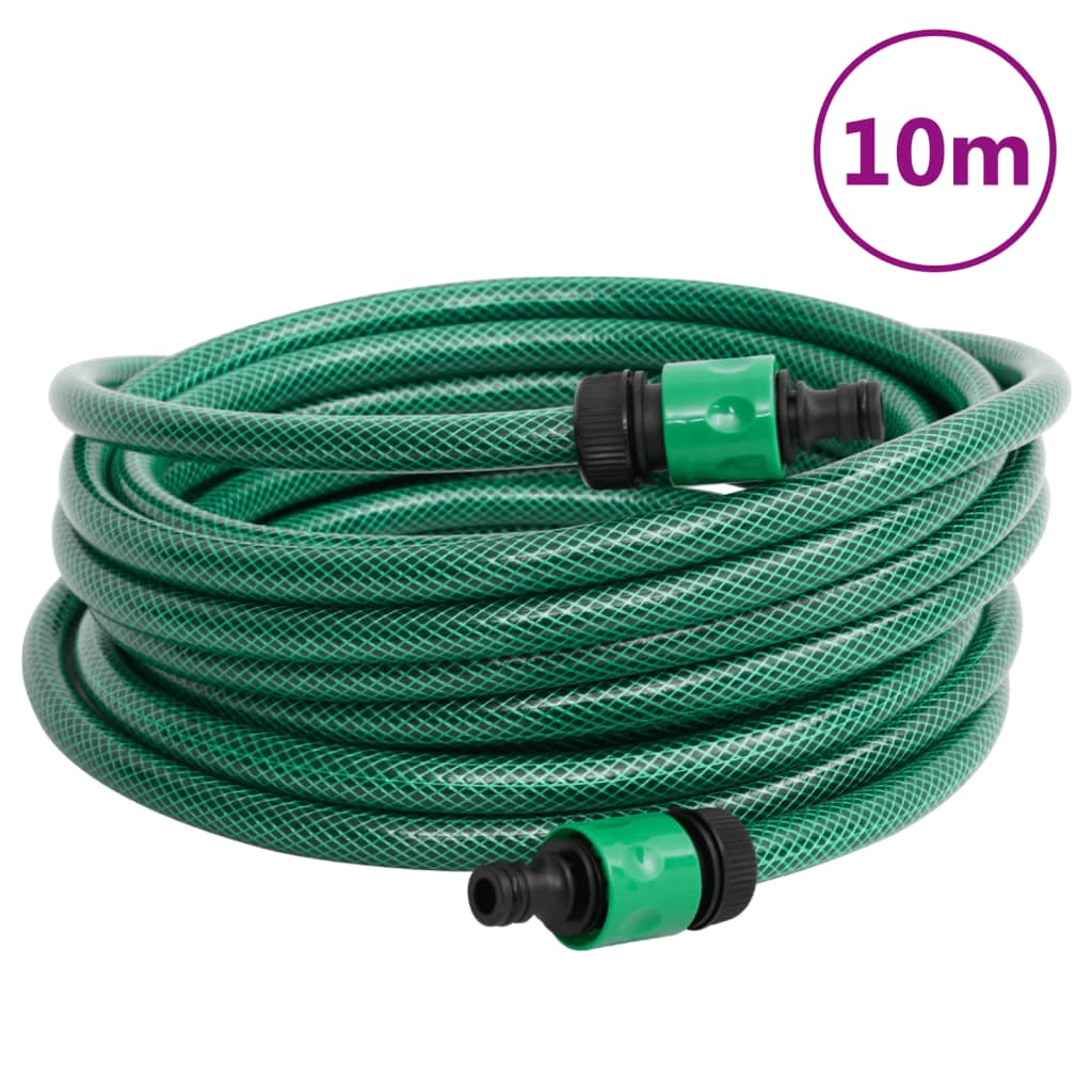 vidaXL Wąż do basenu, zielony, 10 m, PVC