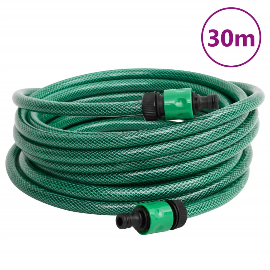 vidaXL Wąż do basenu, zielony, 30 m, PVC
