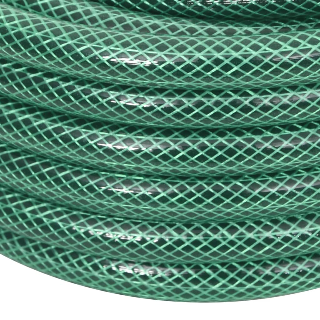 vidaXL Wąż ogrodowy, zielony, 0,5", 30 m, PVC