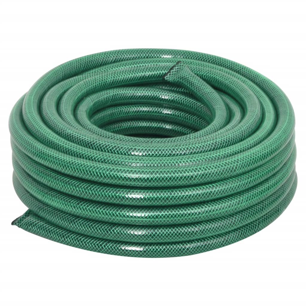 vidaXL Wąż ogrodowy, zielony, 0,9", 10 m, PVC
