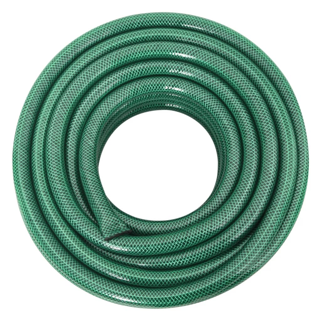 vidaXL Wąż ogrodowy, zielony, 0,75", 30 m, PVC