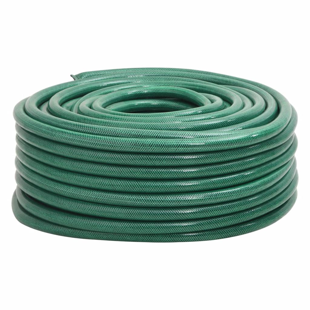 vidaXL Wąż ogrodowy, zielony, 1", 20 m, PVC