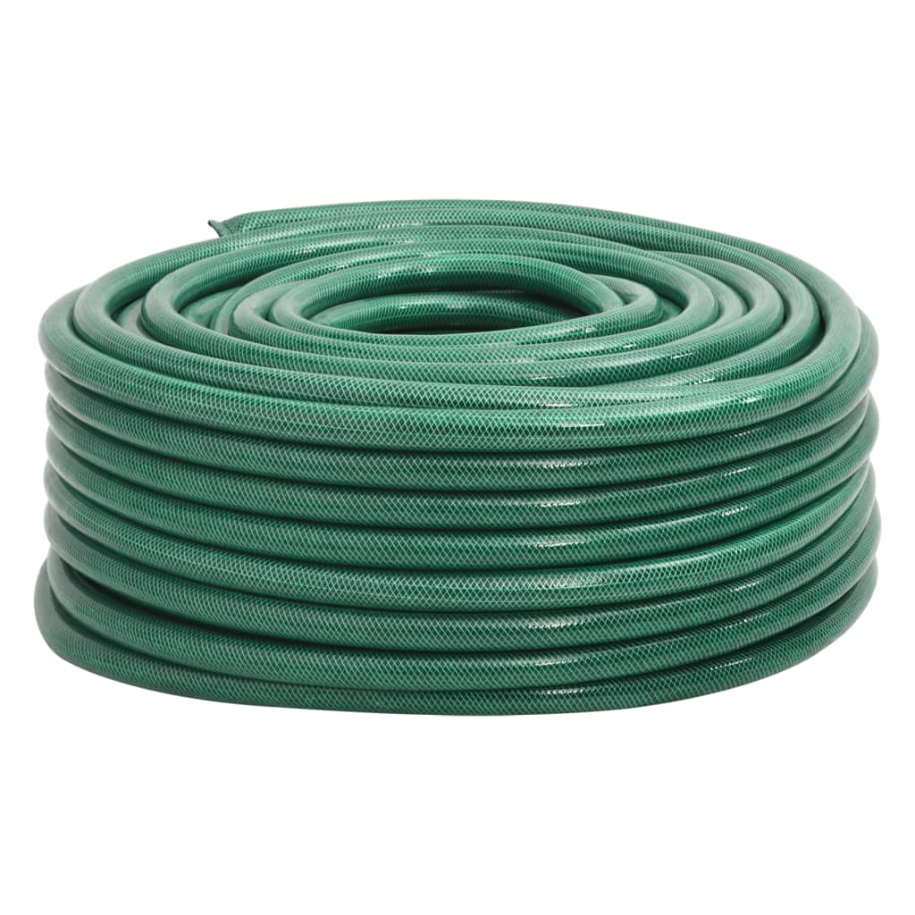 vidaXL Wąż ogrodowy, zielony, 1", 50 m, PVC