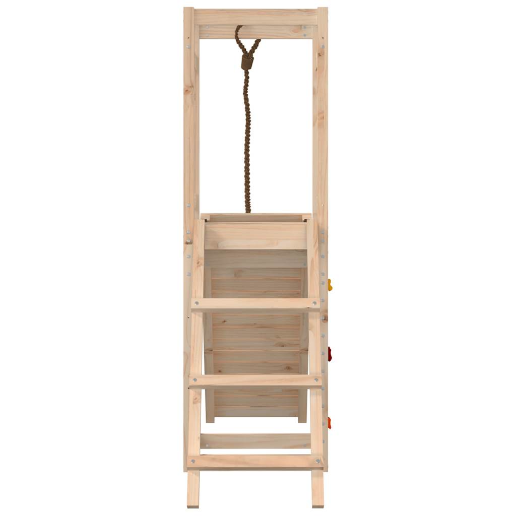 vidaXL Plac zabaw do ogrodu, lite drewno sosnowe