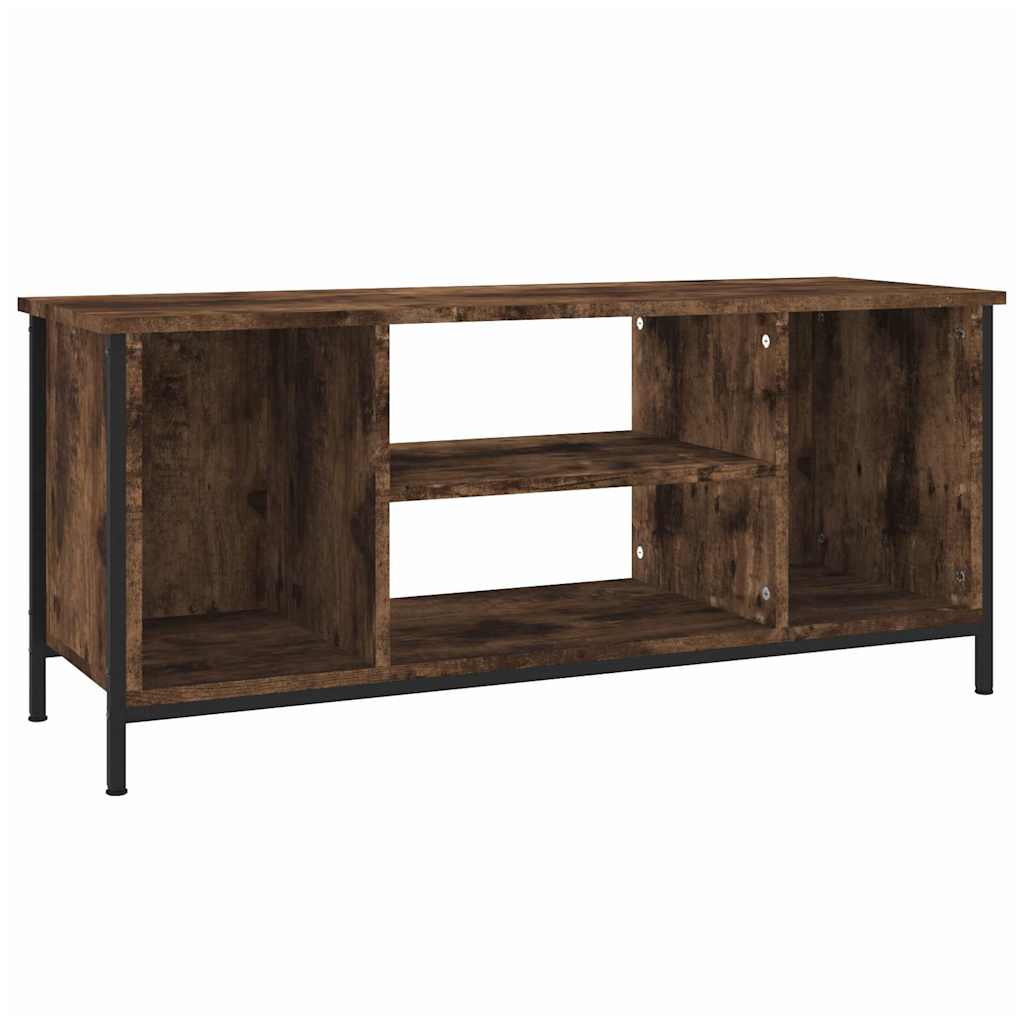 vidaXL Szafka pod telewizor, przydymiony dąb, 102x35x45 cm