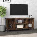 vidaXL Szafka pod telewizor, przydymiony dąb, 102x35x45 cm