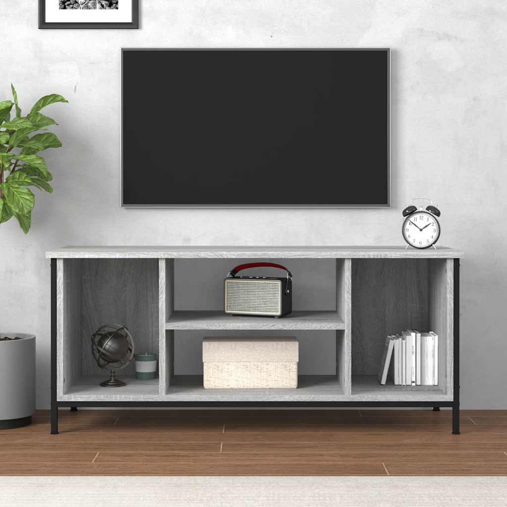 vidaXL Szafka pod telewizor, szary dąb sonoma, 102x35x45 cm