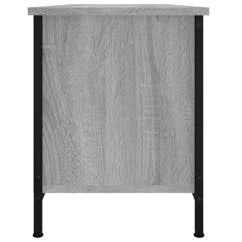 vidaXL Szafka pod telewizor, szary dąb sonoma, 102x35x45 cm